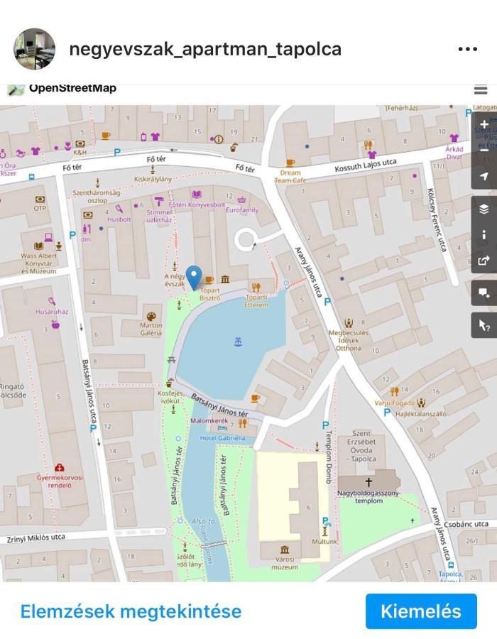 Negy Evszak Apartman- تابولتْسا المظهر الخارجي الصورة